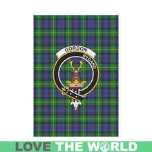 Load image into Gallery viewer, Gordon Tartan Clan Badge Garden Flag Th1 One Size / Gordon Modern Garden Flag 12X18Without Flagpole