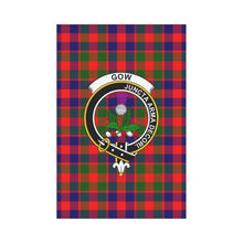 Load image into Gallery viewer, Gow Of Skeoch Tartan Clan Badge Garden Flag Th1 One Size / Gow Of Skeoch Garden Flag 12X18Without