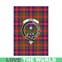 Load image into Gallery viewer, Gow Of Skeoch Tartan Clan Badge Garden Flag Th1 One Size / Gow Of Skeoch Garden Flag 12X18Without