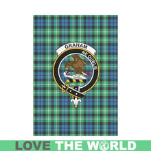 Load image into Gallery viewer, Graham Of Montrose Tartan Ancient Clan Badges Garden Flag K7