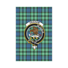 Load image into Gallery viewer, Graham Of Montrose Tartan Ancient Clan Badges Garden Flag