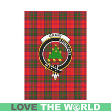Load image into Gallery viewer, Grant Tartan Clan Badge Garden Flag Th1 One Size / Grant Modern Garden Flag 12X18Without Flagpole