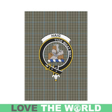 Load image into Gallery viewer, Haig Check Tartan Flag Clan Badge K7