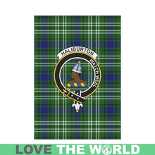Load image into Gallery viewer, Haliburton Tartan Flag Clan Badge K7