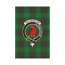 Load image into Gallery viewer, Halkerston Tartan Flag Clan Badge