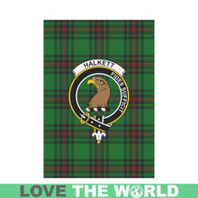Load image into Gallery viewer, Halkett Tartan Flag Clan Badge K7