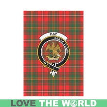Load image into Gallery viewer, Hay Tartan Flag Clan Badge K7
