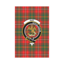 Load image into Gallery viewer, Hay Tartan Flag Clan Badge