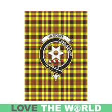 Load image into Gallery viewer, Jardine Tartan Flag Clan Badge K7