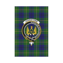 Load image into Gallery viewer, Johnstone Tartan Flag Clan Badge