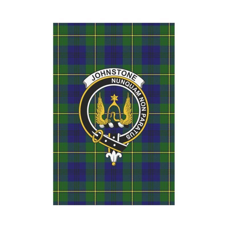 Johnstone Tartan Flag Clan Badge