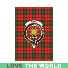 Load image into Gallery viewer, Kerr Tartan Flag Clan Badge K7