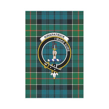 Load image into Gallery viewer, Kirkpatrick Tartan Flag Clan Badge