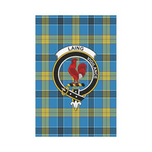 Load image into Gallery viewer, Laing Tartan Flag Clan Badge