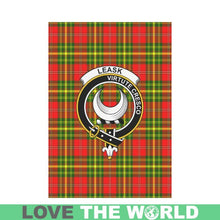 Load image into Gallery viewer, Leask Tartan Flag Clan Badge K7