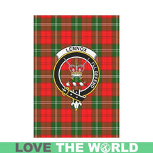 Load image into Gallery viewer, Lennox Kincaid Tartan Flag Clan Badge K7