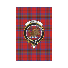 Load image into Gallery viewer, Leslie Tartan Flag Clan Badge