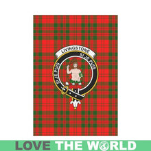 Load image into Gallery viewer, Livingstone Tartan Flag Clan Badge K7