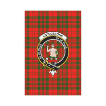 Load image into Gallery viewer, Livingstone Tartan Flag Clan Badge