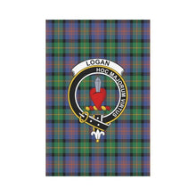 Load image into Gallery viewer, Logan Tartan Flag Clan Badge