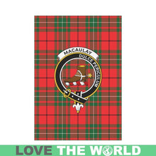 Load image into Gallery viewer, Macaulay Ii Tartan Flag Clan Badge K7