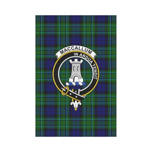 Load image into Gallery viewer, Maccallum Tartan Flag Clan Badge