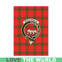 Load image into Gallery viewer, Macdonald Of Sleat Tartan Flag Clan Badge K7