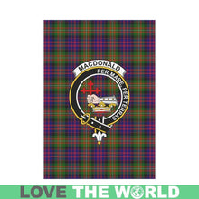 Load image into Gallery viewer, Macdonald Tartan Flag Clan Badge K7