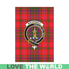 Load image into Gallery viewer, Macdowall (Of Garthland) Tartan Flag Clan Badge K7