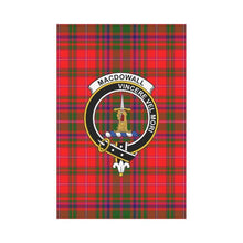 Load image into Gallery viewer, Macdowall (Of Garthland) Tartan Flag Clan Badge