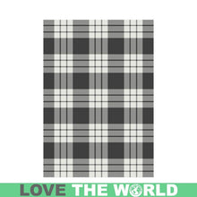 Load image into Gallery viewer, Macfarlane Black White Ancient Tartan Flag K5
