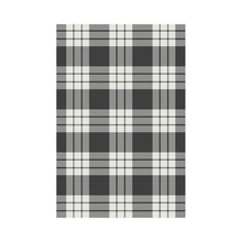 Load image into Gallery viewer, Macfarlane Black White Ancient Tartan Flag