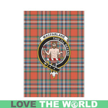 Load image into Gallery viewer, Macfarlane Tartan Flag Clan Badge K7