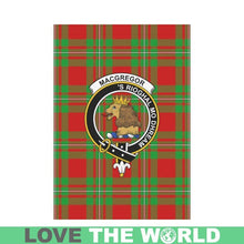 Load image into Gallery viewer, Macgregor Tartan Flag Clan Badge K7