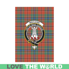 Load image into Gallery viewer, Maclean Of Duart Ancient Tartan Flag Clan Badge K7