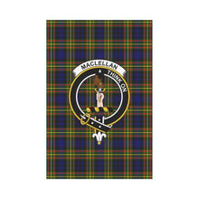 Load image into Gallery viewer, Maclellan Tartan Flag Clan Badge