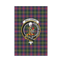 Load image into Gallery viewer, Maclennan Tartan Flag Clan Badge