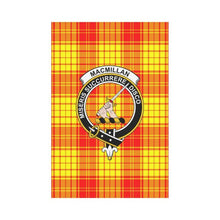 Load image into Gallery viewer, MacMillan Tartan Flag Clan Badge