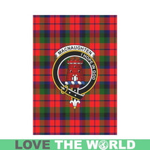 Load image into Gallery viewer, Macnaughton Tartan Flag Clan Badge K7