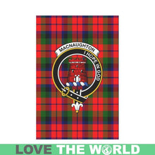 Load image into Gallery viewer, Macnaughton Tartan Flag Clan Badge K7