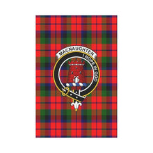 Load image into Gallery viewer, Macnaughton Tartan Flag Clan Badge