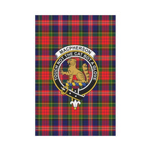 Load image into Gallery viewer, Macpherson Tartan Flag Clan Badge