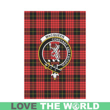 Load image into Gallery viewer, Macqueen Tartan Flag Clan Badge K7