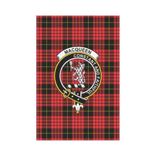 Load image into Gallery viewer, Macqueen Tartan Flag Clan Badge