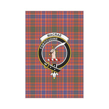 Load image into Gallery viewer, Macrae Tartan Flag Clan Badge