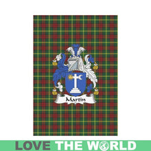 Load image into Gallery viewer, Martin Tartan Flag Clan Badge K7