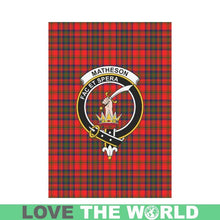 Load image into Gallery viewer, Matheson Tartan Flag Clan Badge K7