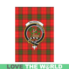 Load image into Gallery viewer, Maxwell Tartan Flag Clan Badge K7