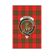 Load image into Gallery viewer, Maxwell Tartan Flag Clan Badge