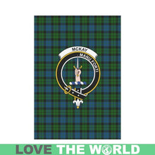 Load image into Gallery viewer, Mckay Tartan Flag Clan Badge K7
